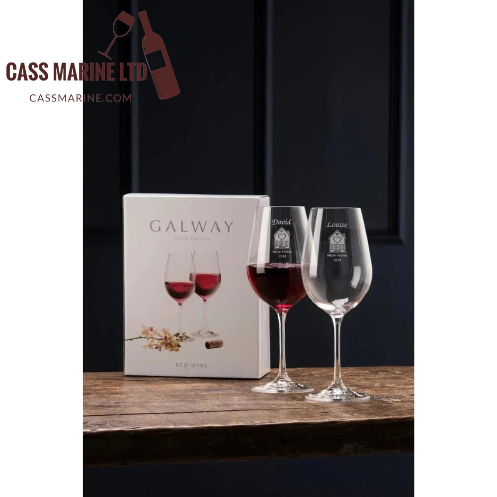 Galway Crystal Elegance Red Wine Pair