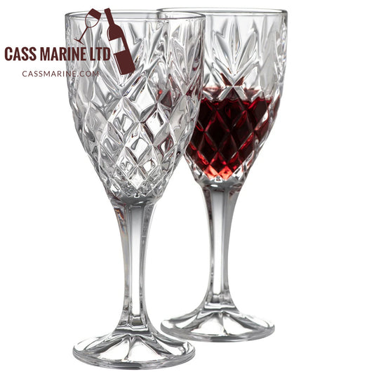 Galway Crystal Renmore Goblet Pair